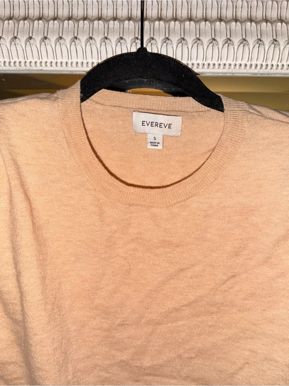 Evereve Sleeveless Crewneck Top — tan - Picture 2 of 4